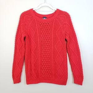 LIKE NEW! GAP Cable Knit Crewneck Sweater